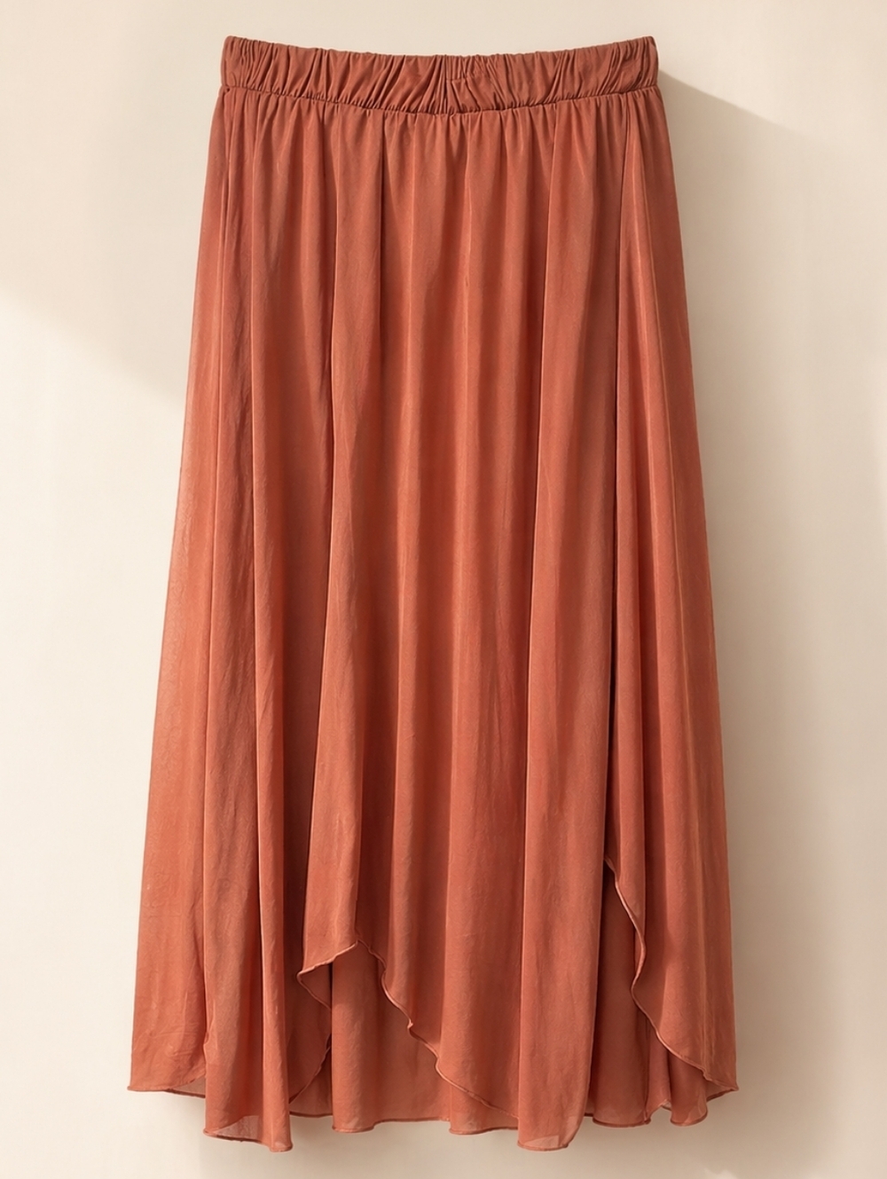 GeeGee Midi Skirt Small Asymmetrical Tulip Hem Flowy Romantic Cottagecore